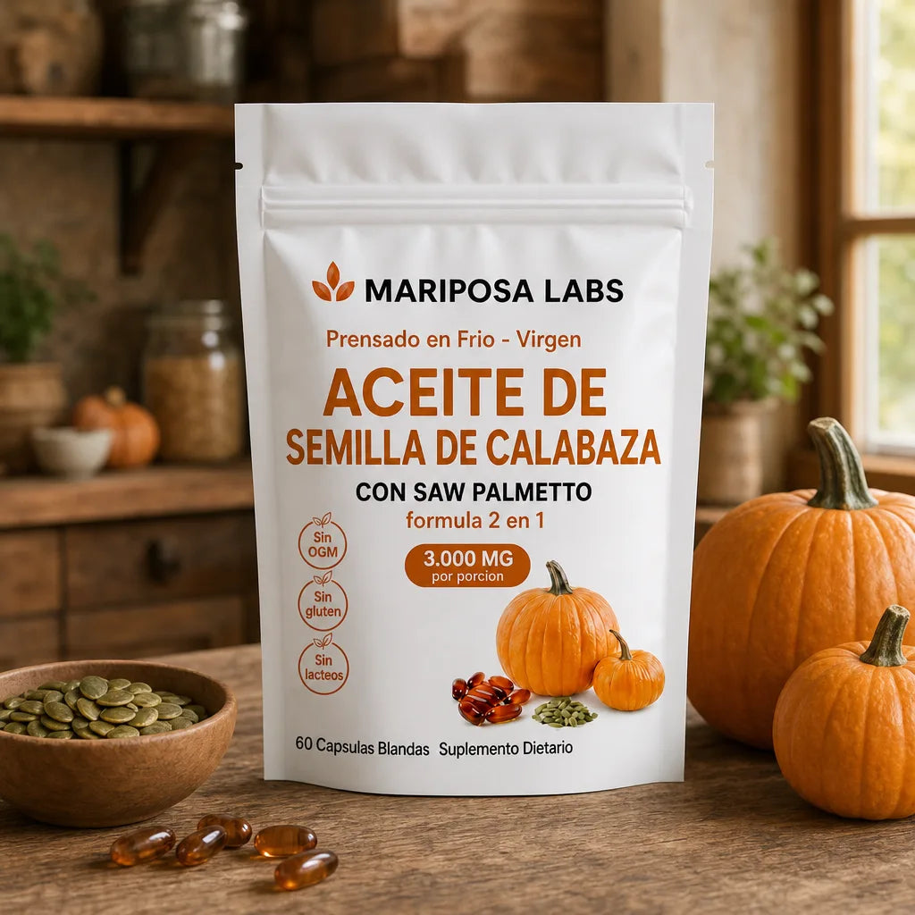 Aceite de Semilla de Calabaza con Saw Palmetto 3.000 mg