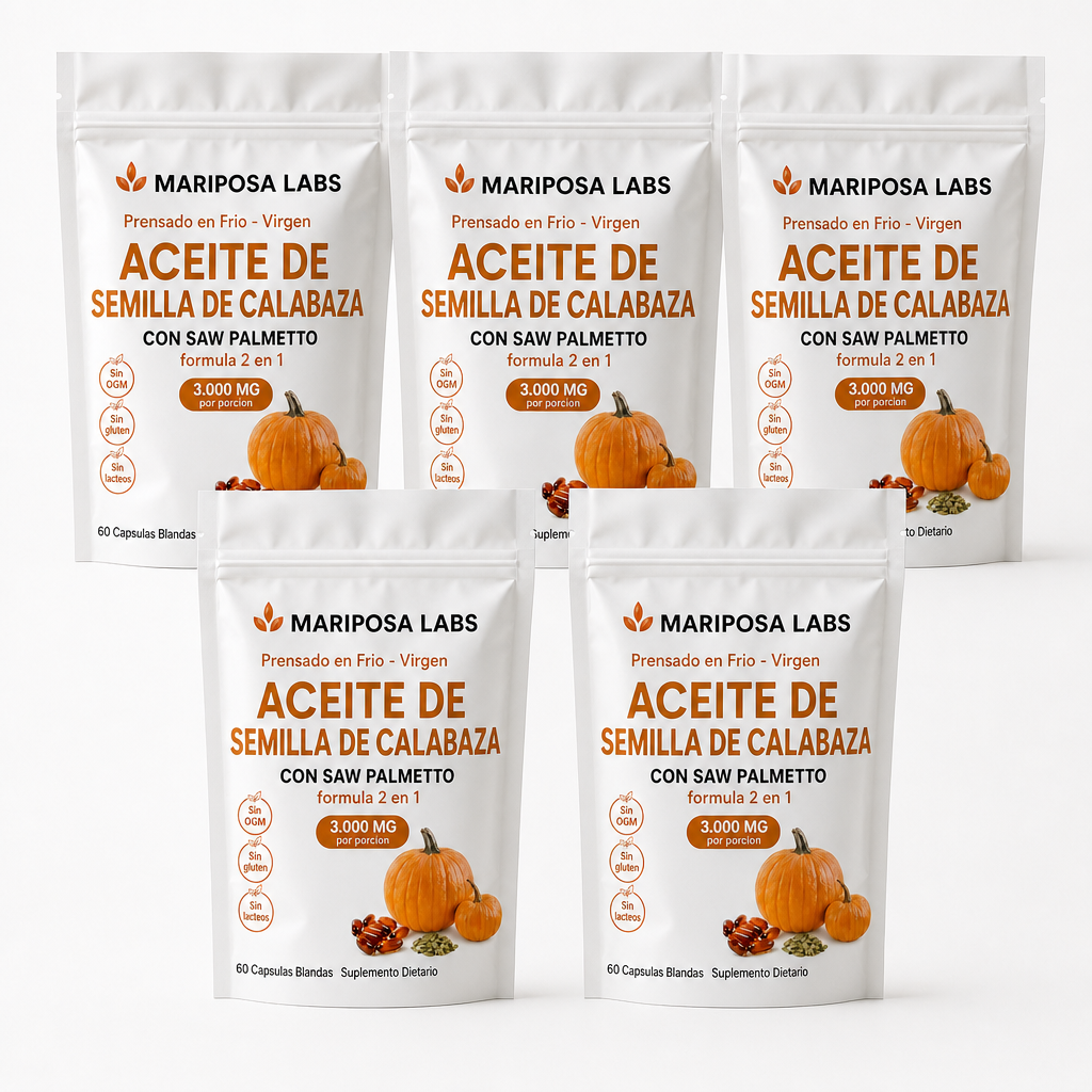 Pack de 5 - Aceite de Semilla de Calabaza