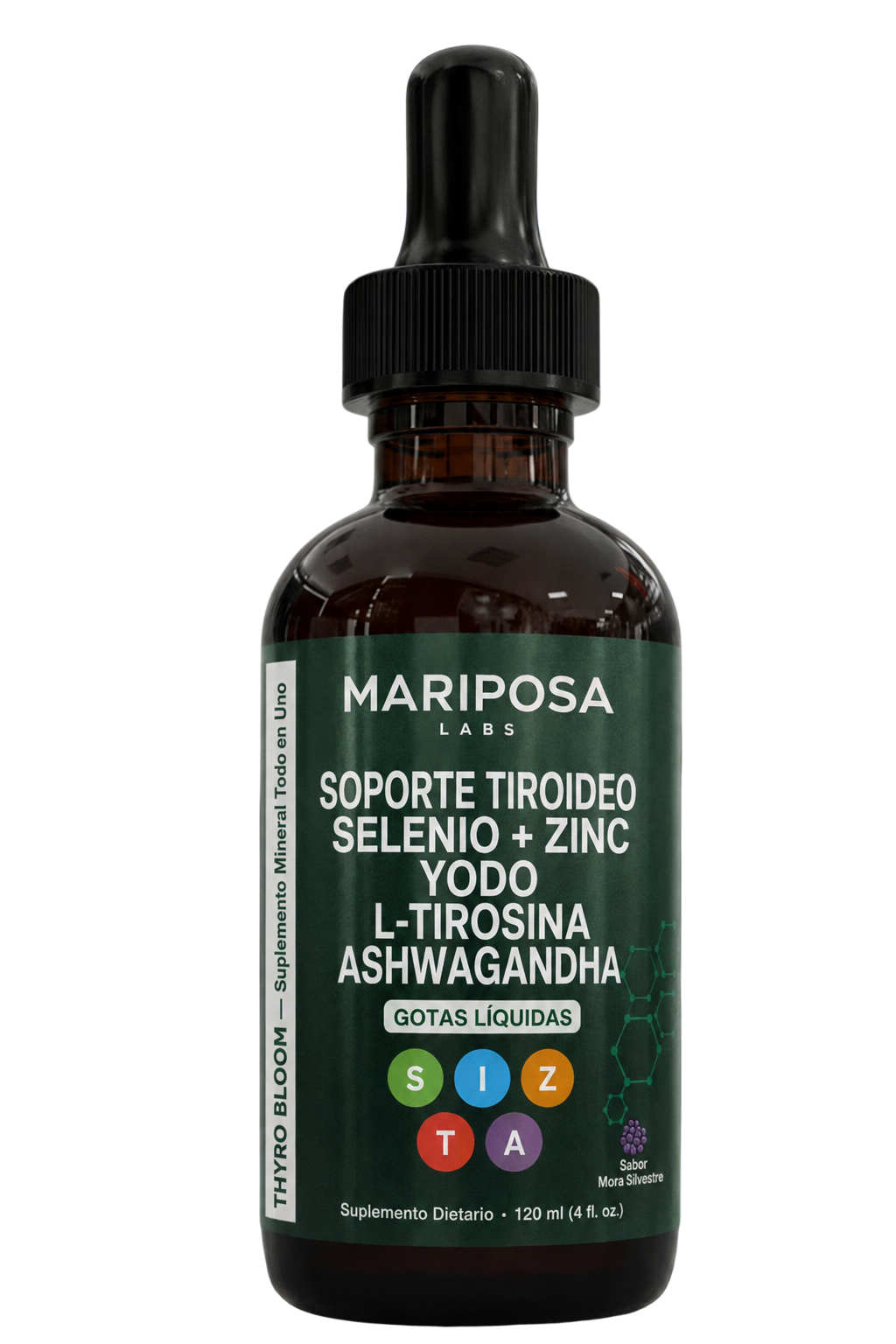 THYRO BLOOM — Soporte Tiroideo en Gotas de Mariposa Labs