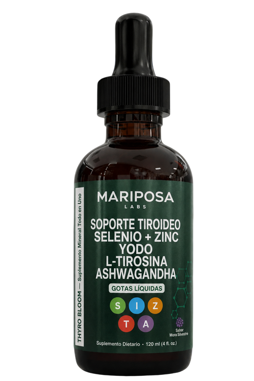 THYRO BLOOM — Soporte Tiroideo en Gotas de Mariposa Labs