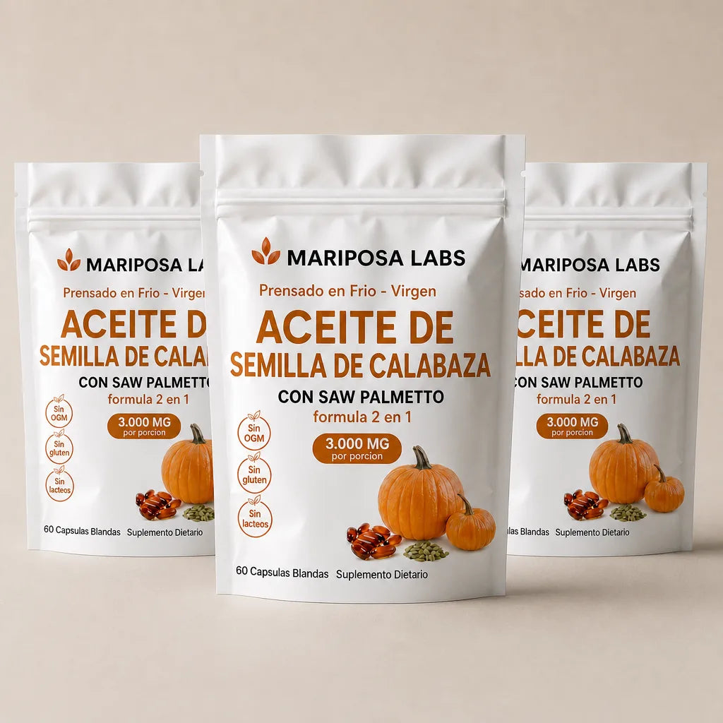 Aceite de Semilla de Calabaza con Saw Palmetto 3.000 mg