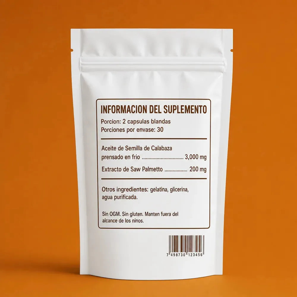 Aceite de Semilla de Calabaza — Softgels 3.000 mg — imagen 7