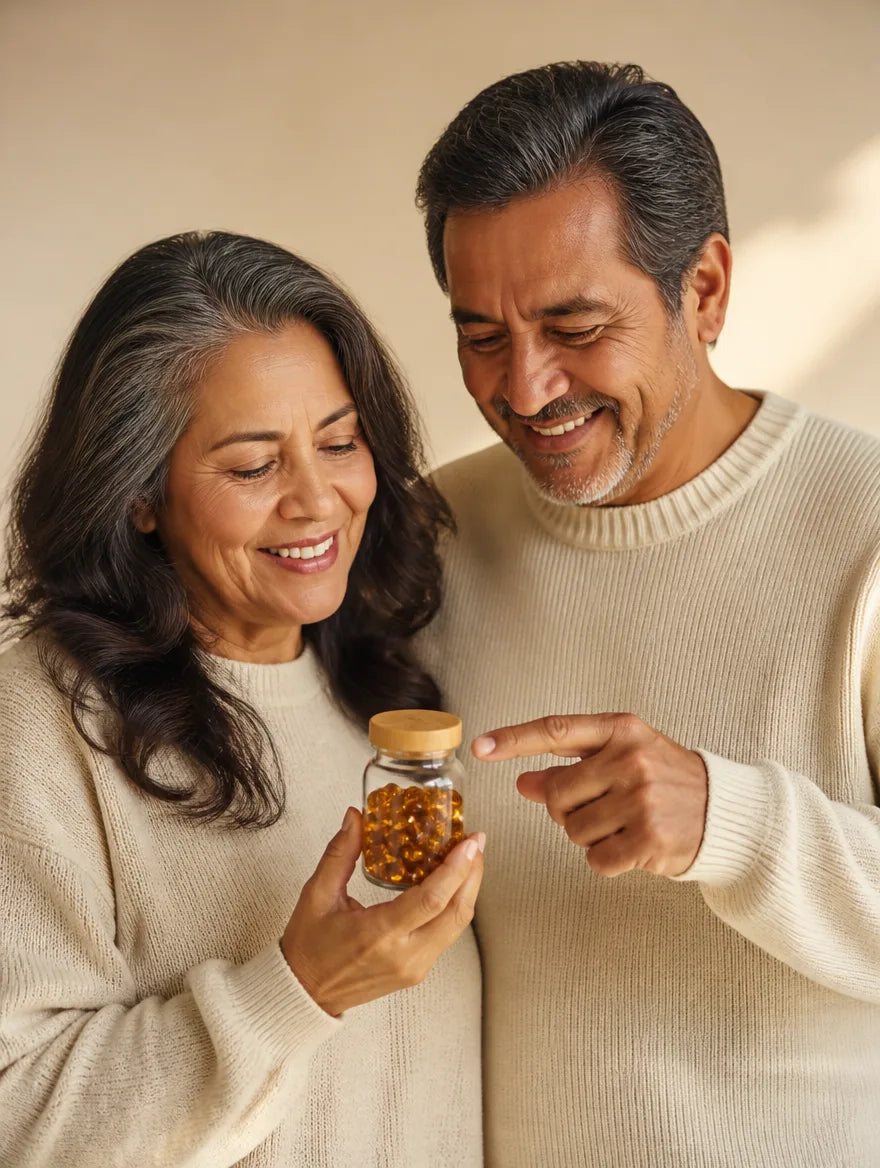 Pareja cuidándose con Mariposa Labs