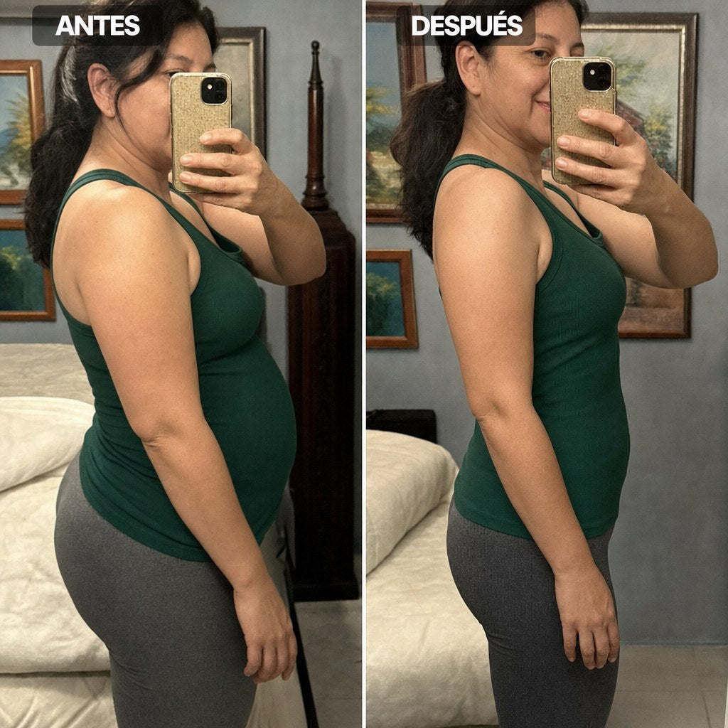 Antes y después con THYRO BLOOM